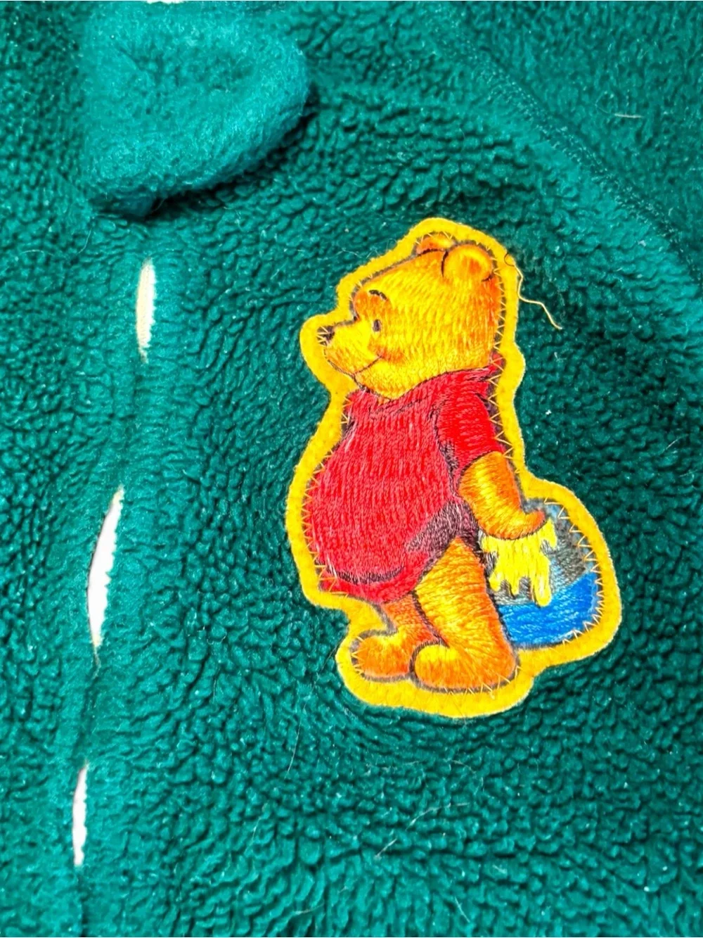Vintage 70s Sears Winnie the Pooh Fleece Sleeper 3M